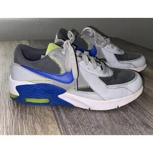 Nike Air Max Excee CD6894-013 Youth US Size 4Y Grey Blue Running Sneaker Shoes